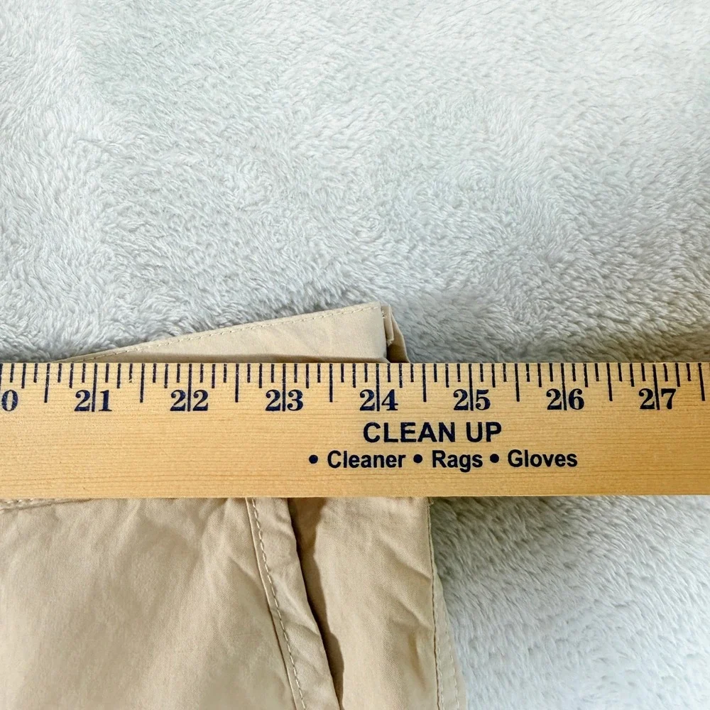 Columbia‎ Men Washed Out Shorts 50 Beige Tan Cotton Poplin Flat Front New